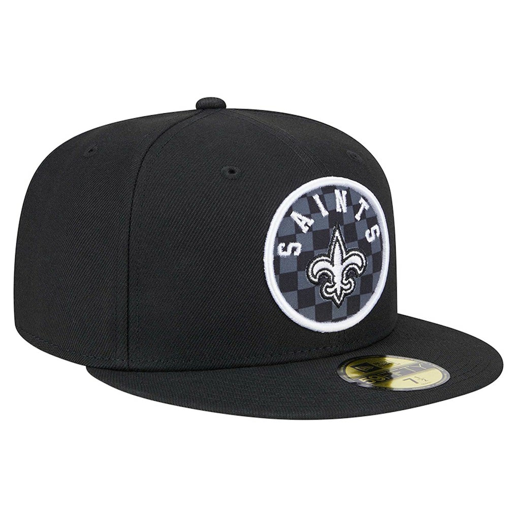 NFL New Orleans Saints Checkered 59FIFTY Fitted Hat