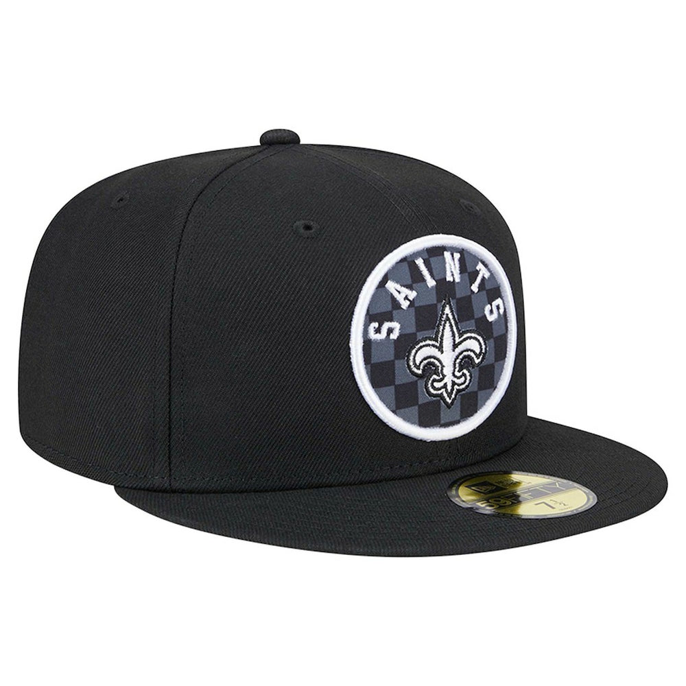 NFL New Orleans Saints Checkered 59FIFTY Fitted Hat