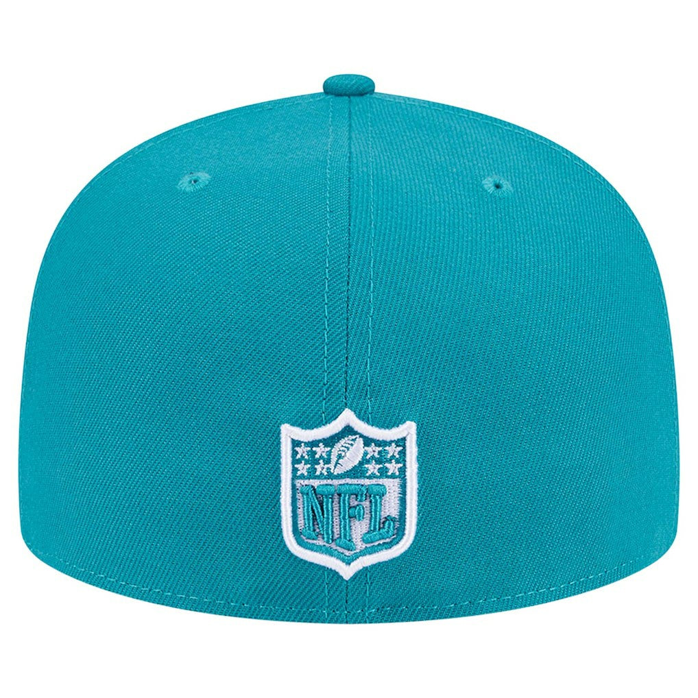 NFL Miami Dolphins Checkered 59FIFTY Fitted Hat