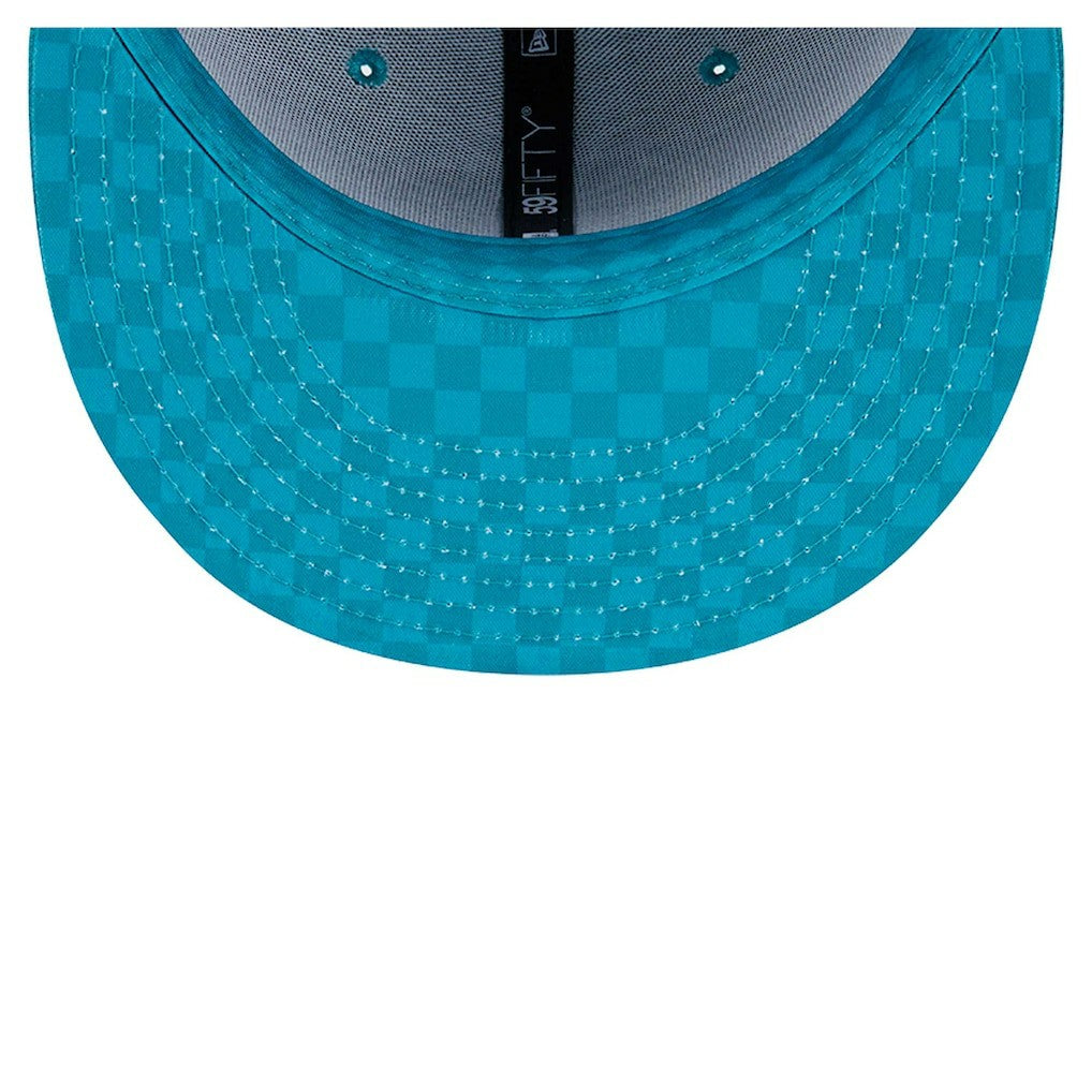 NFL Miami Dolphins Checkered 59FIFTY Fitted Hat