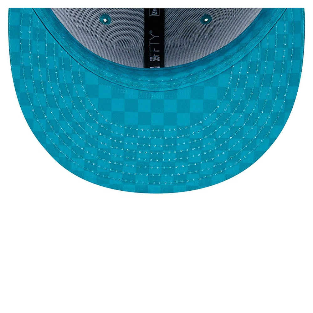 NFL Miami Dolphins Checkered 59FIFTY Fitted Hat
