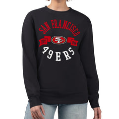 NFL San Francisco 49ers G-III 4Her by Carl Banks Women's Large Team Graphic Fleece Pullover Sweatshirt
