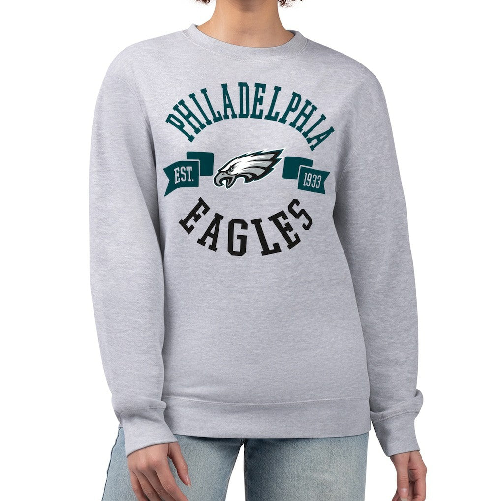 NFL Philadelphia Eagles G-III 4Her by Carl Banks Women's Large Team Graphic Fleece Pullover Sweatshirt