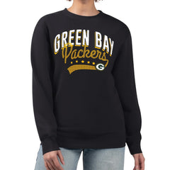 NFL Green Bay Packers G-III 4Her by Carl Banks Women's Filigree Logo Graphic Fleece Pullover Sweatshirt