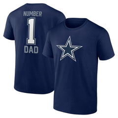 NFL Dallas Cowboys Father's Day #1 Dad T-Shirt