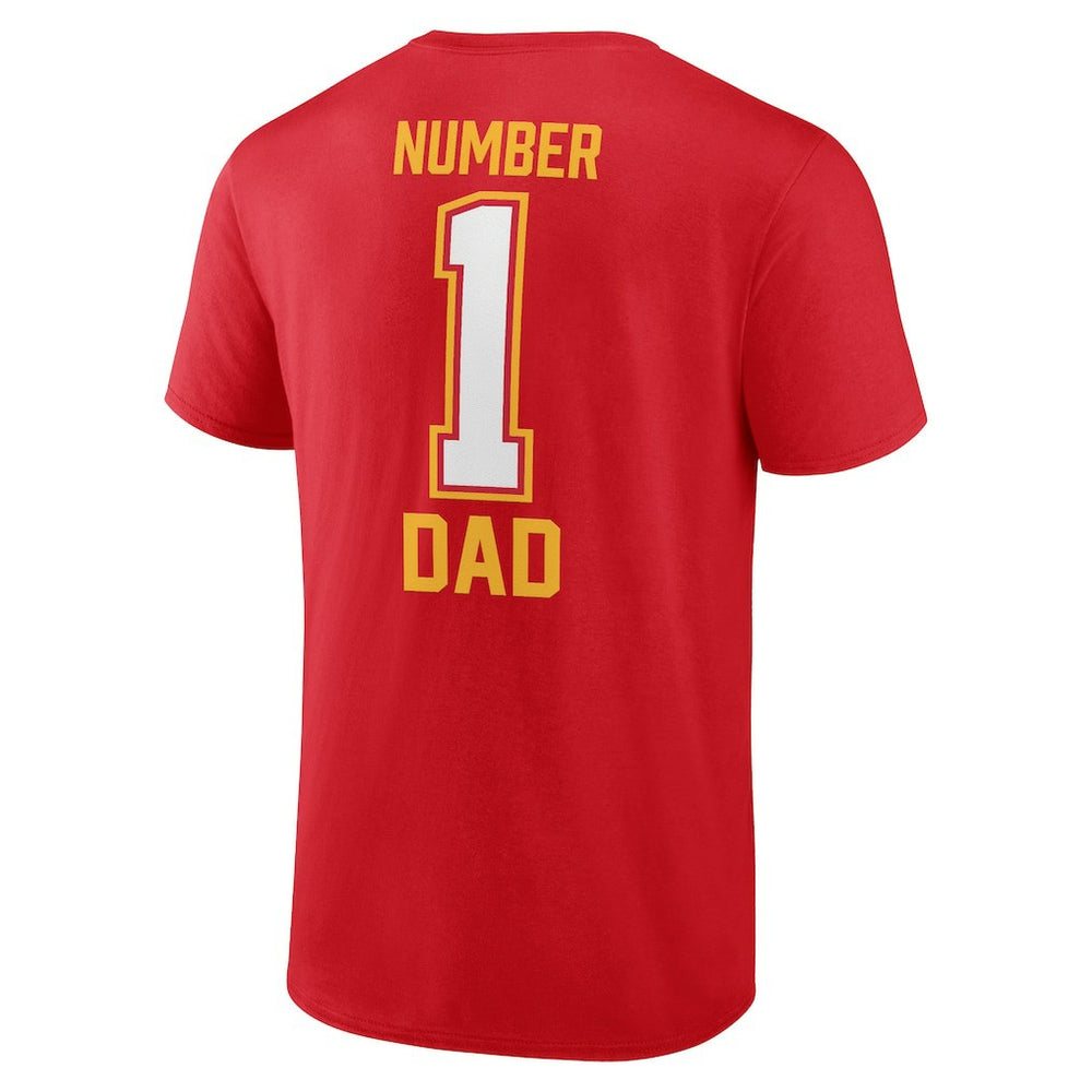 NFL Kansas City Chiefs Father's Day #1 Dad T-Shirt