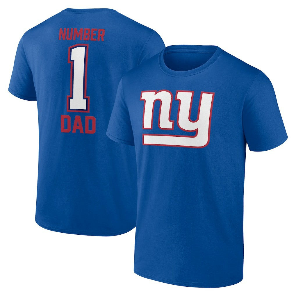 NFL New York Giants Father's Day #1 Dad T-Shirt