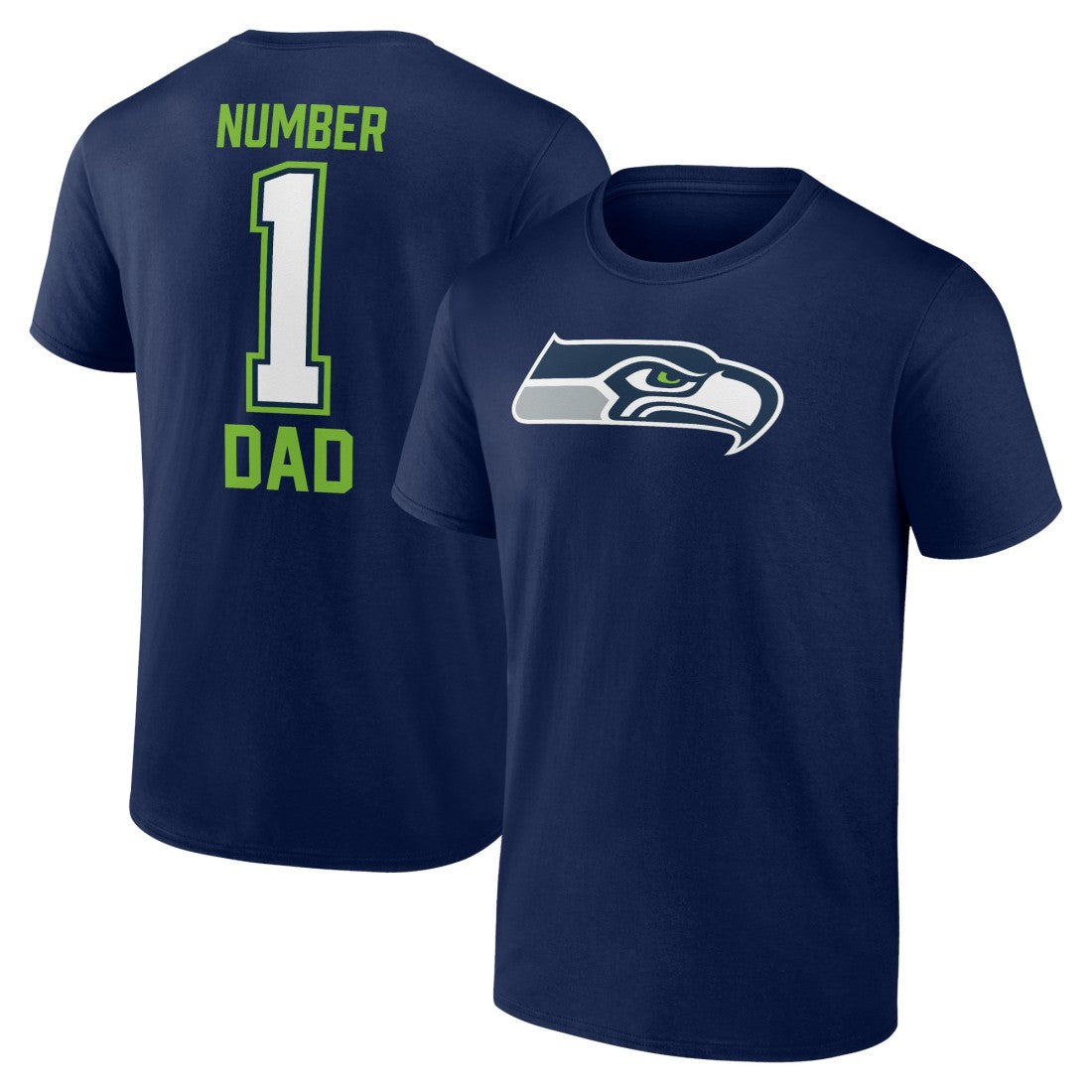 NFL Seattle Seahawks Father's Day #1 Dad T-Shirt
