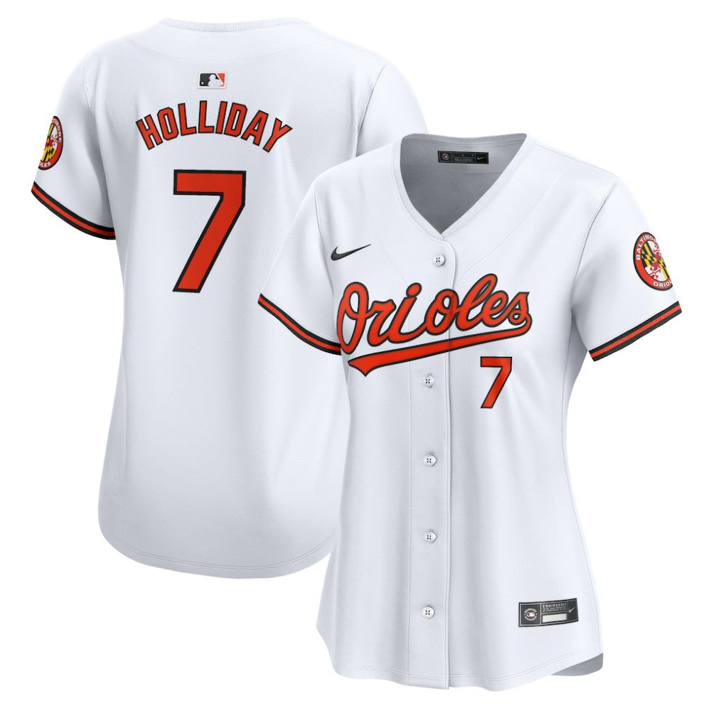 Jackson Holliday Baltimore Orioles Women's Home Limited Player Jersey - White | Nike