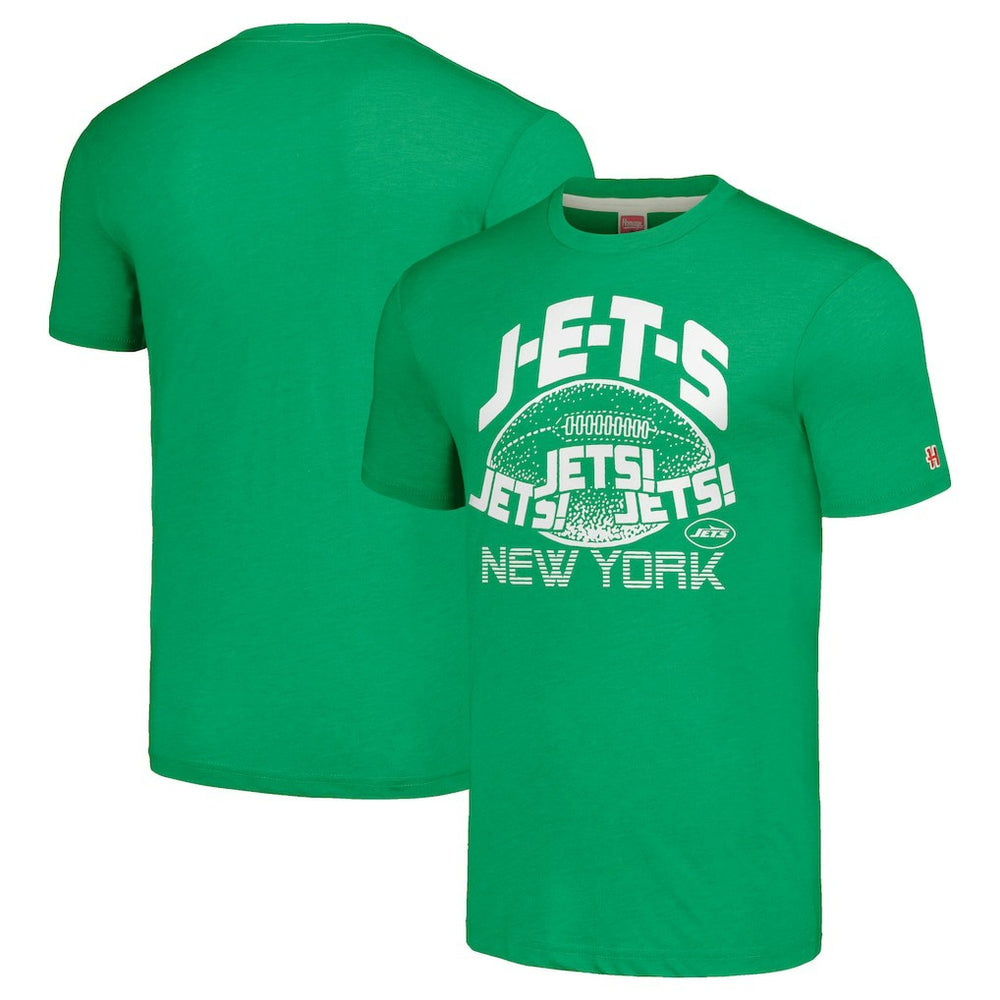 NFL New York Jets Homage Unisex J-E-T-S Tri-Blend T-Shirt