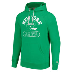NFL New York Jets Homage Unisex Helmet Tri-Blend Pullover Hoodie