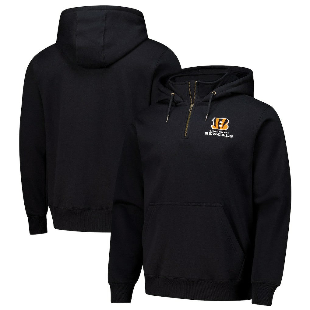 NFL Cincinnati Bengals Dunbrooke Unisex Defender Quarter-Zip Hoodie