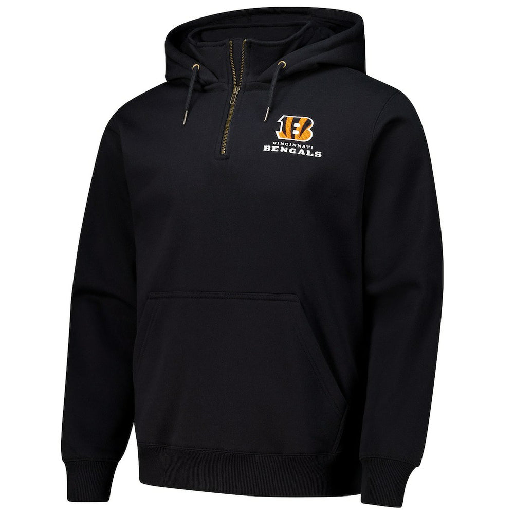 NFL Cincinnati Bengals Dunbrooke Unisex Defender Quarter-Zip Hoodie