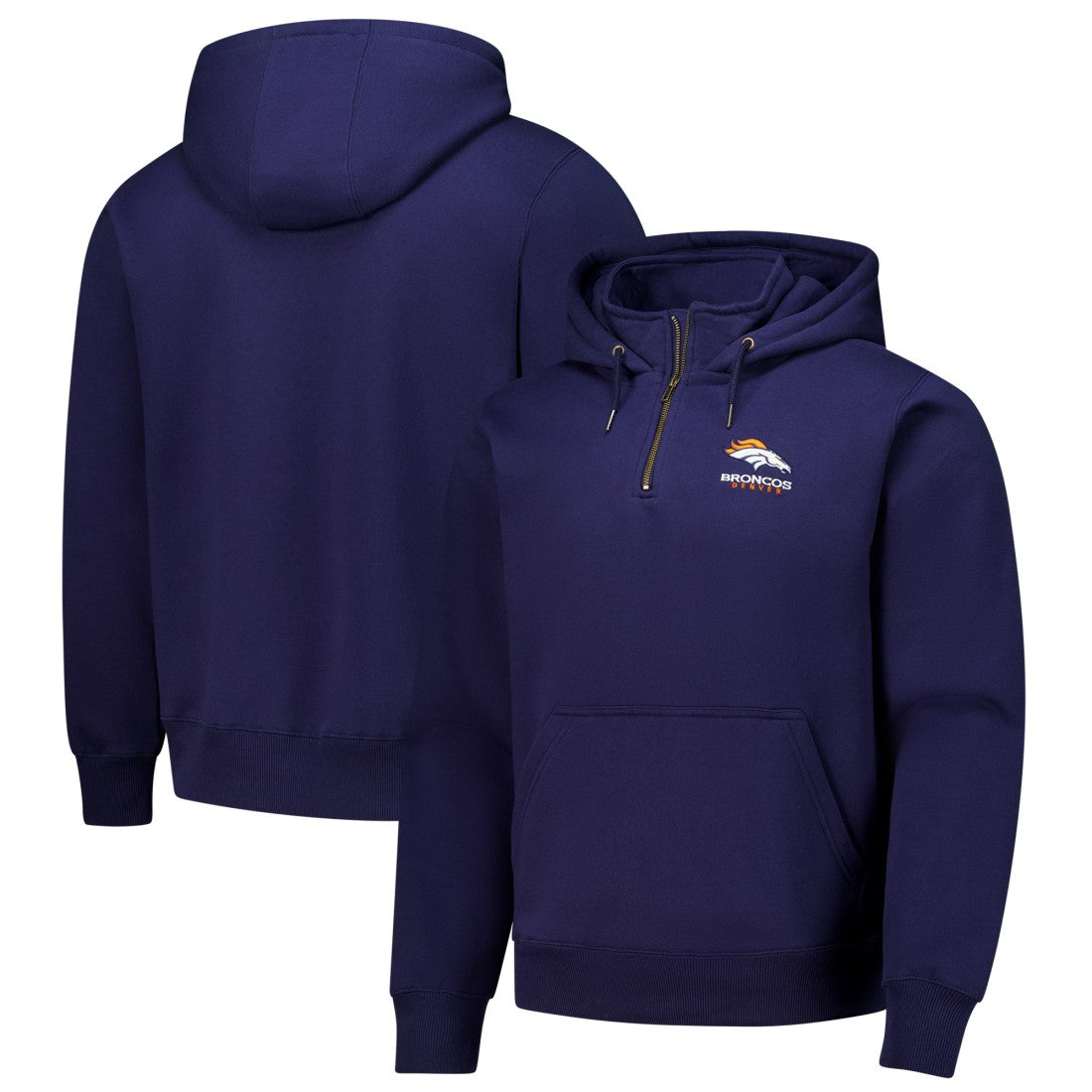 NFL Denver Broncos Dunbrooke Unisex Defender Quarter-Zip Hoodie