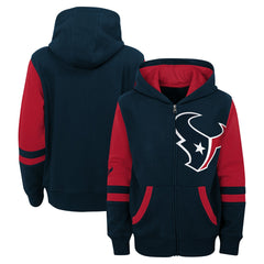 NFL Houston Texans Preschool Stadium Color Block Full-Zip Hoodie