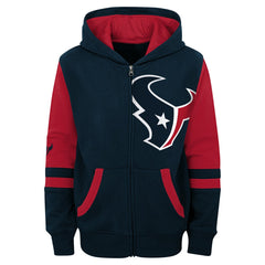 NFL Houston Texans Preschool Stadium Color Block Full-Zip Hoodie