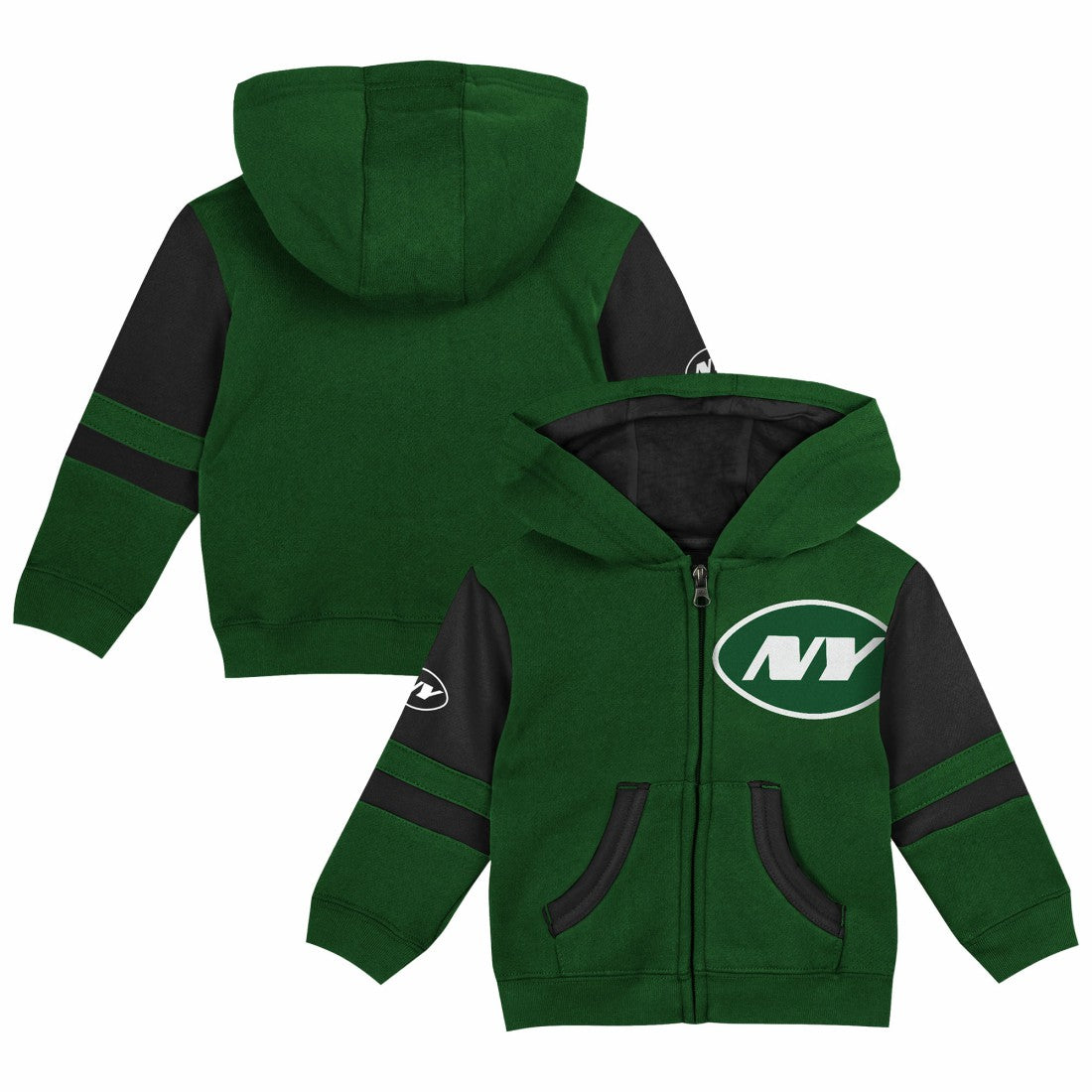 NFL New York Jets Preschool Stadium Color Block Full-Zip Hoodie