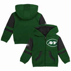 NFL New York Jets Preschool Stadium Color Block Full-Zip Hoodie