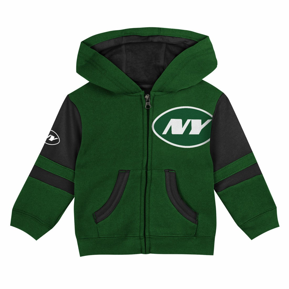 NFL New York Jets Preschool Stadium Color Block Full-Zip Hoodie