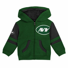NFL New York Jets Preschool Stadium Color Block Full-Zip Hoodie