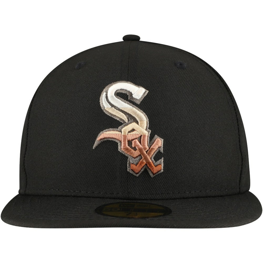Chicago White Sox Dune Gradient Side Patch 59FIFTY Fitted Hat - Black | New Era