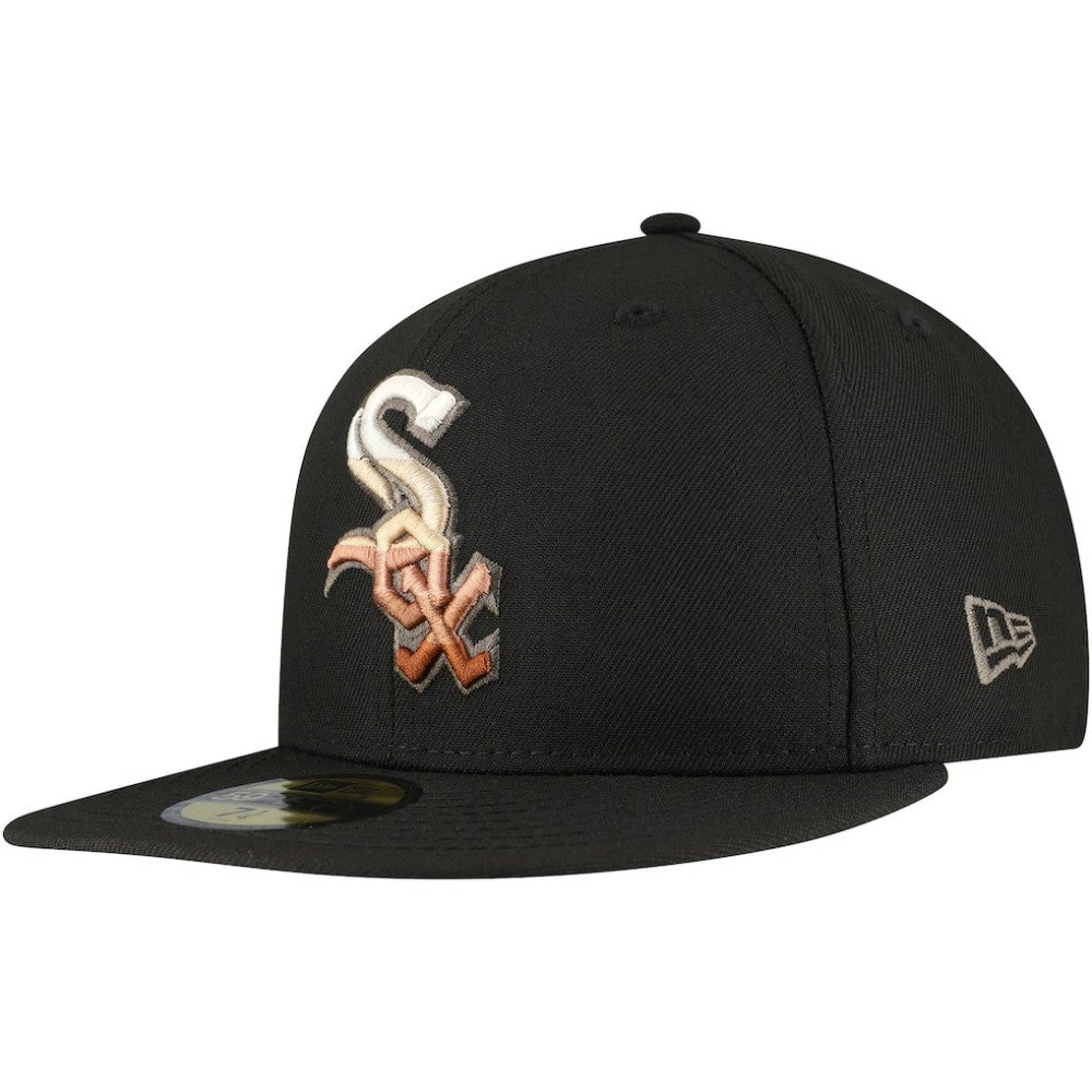 Chicago White Sox Dune Gradient Side Patch 59FIFTY Fitted Hat - Black | New Era