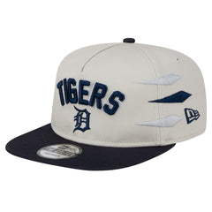 Detroit Tigers Iron Golfer Snapback Hat - Cream | New Era