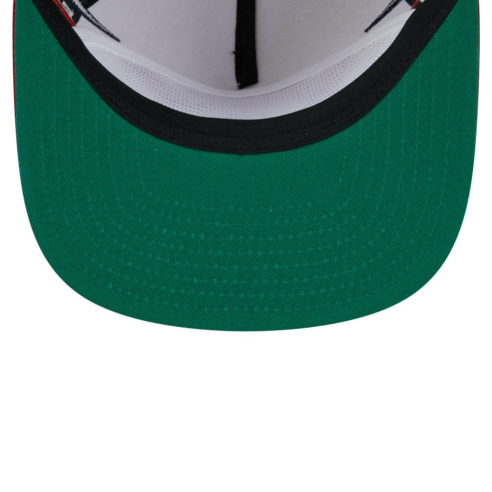 Los Angeles Angels Iron Golfer Snapback Hat - Cream | New Era