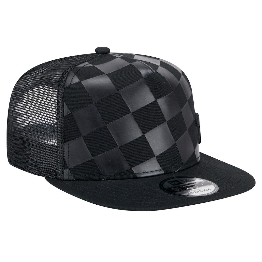 Philadelphia Phillies Score Check 9FIFTY A-Frame Trucker Snapback Hat - Black | New Era
