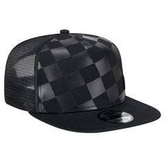 Chicago Cubs Score Check 9FIFTY A-Frame Trucker Snapback Hat - Black | New Era