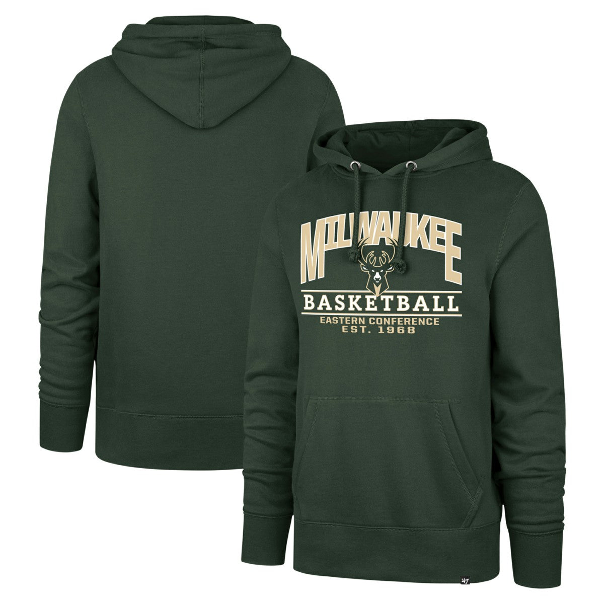 Milwaukee Bucks '47 Unisex Good Call Headline Pullover Hoodie - Hunter Green | 47 brand online
