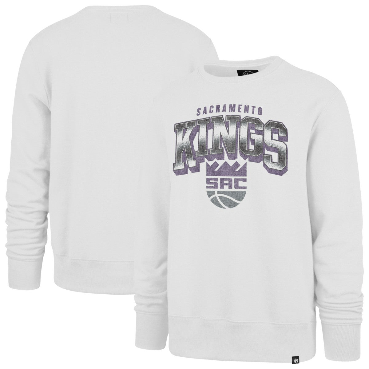Sacramento Kings '47 Spotlight Headline Pullover Sweatshirt - White | 47 brand sale