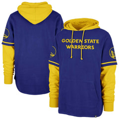Golden State Warriors '47 Trifecta Shortstop Pullover Hoodie sale - Royal | 47 brand discount