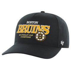 Boston Bruins '47 6X Stanley Cup Champions Penalty Box Hitch Adjustable Hat