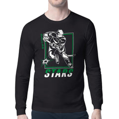 Dallas Stars Starter Player Grid Long Sleeve T-Shirt