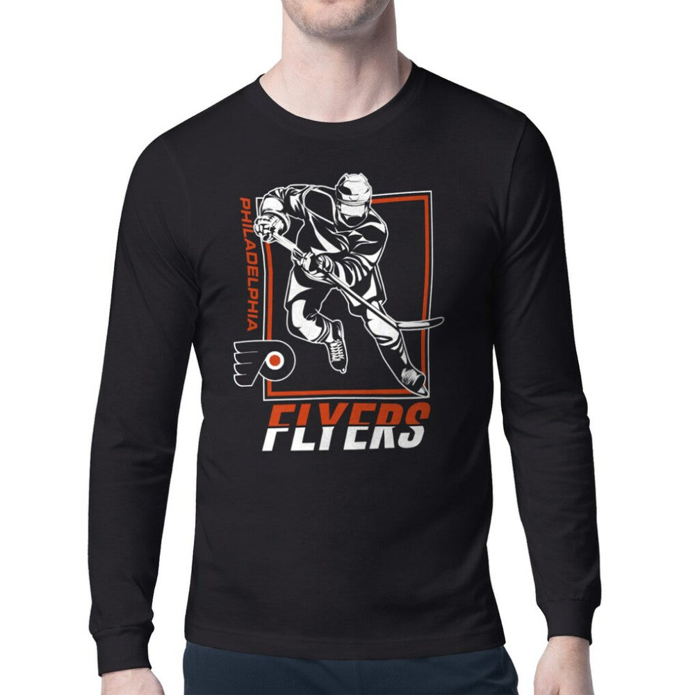Philadelphia Flyers Starter Player Grid Long Sleeve T-Shirt