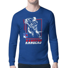 New York Rangers Starter Player Grid Long Sleeve T-Shirt