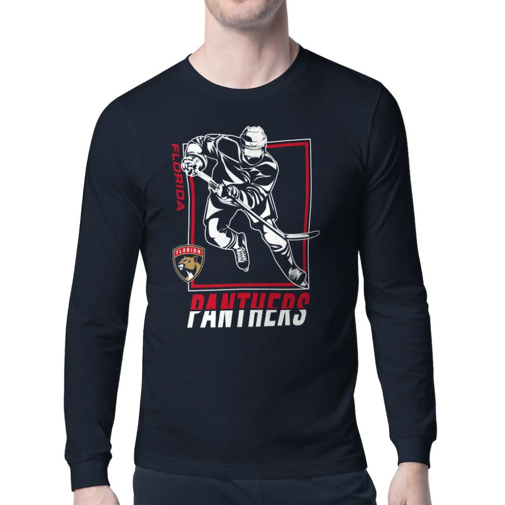 Florida Panthers Starter Player Grid Long Sleeve T-Shirt