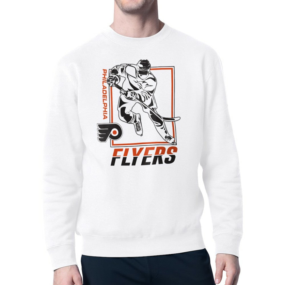 Philadelphia Flyers Starter Player Grid Fleece Pullover Sweatshirt