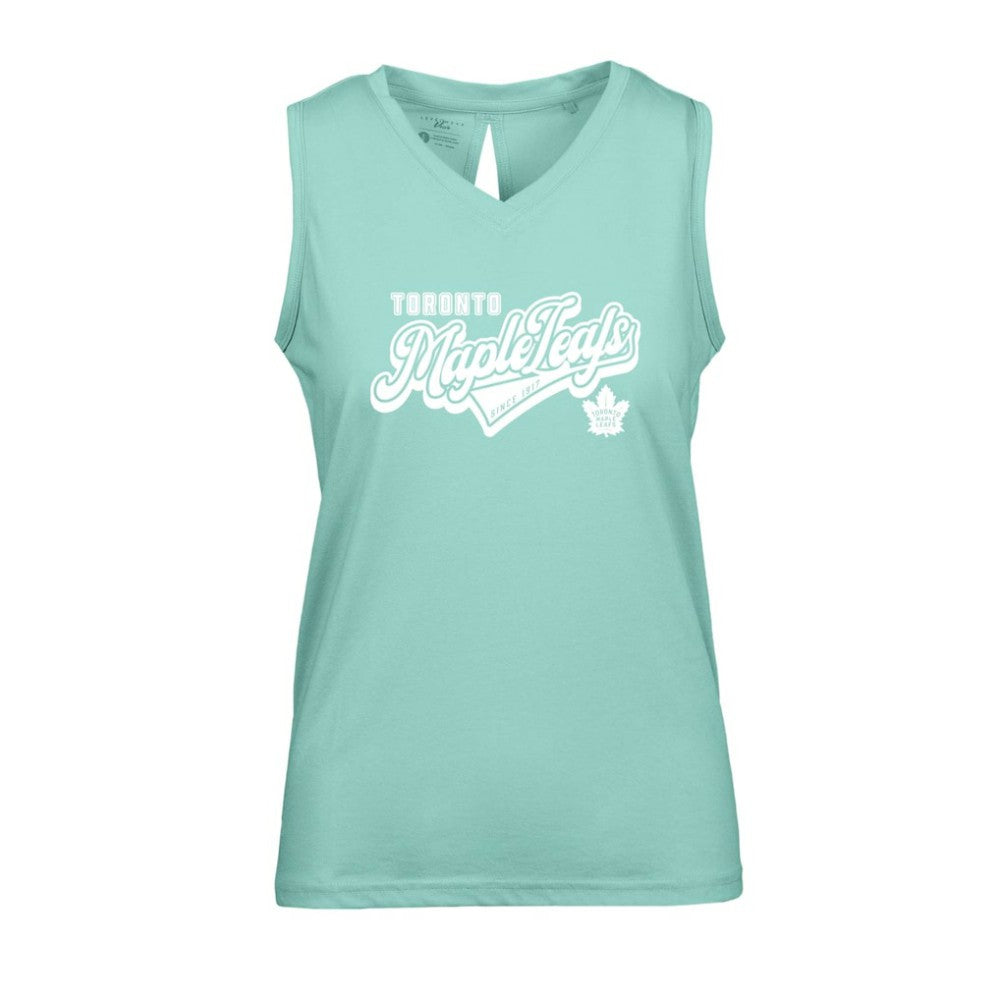 Toronto Maple Leafs Levelwear Women's Paisley Sweep V-Neck Tank Top