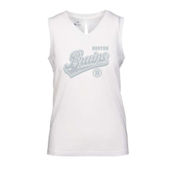 Boston Bruins Levelwear Women's Paisley Sweep V-Neck Tank Top