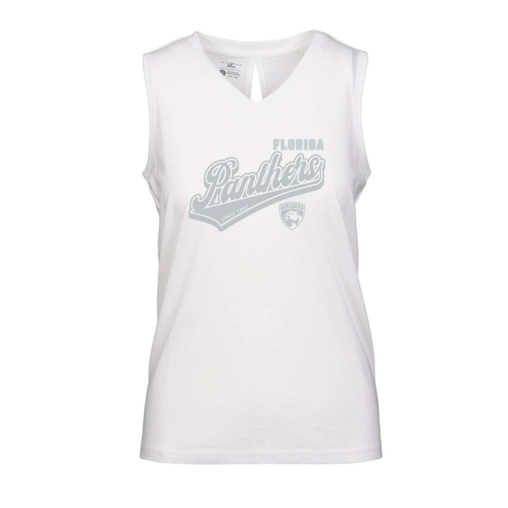 Florida Panthers Levelwear Women's Paisley Sweep V-Neck Tank Top