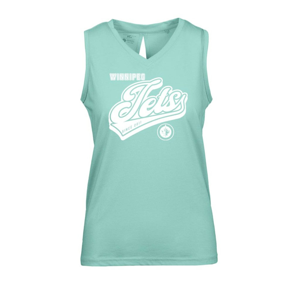 Winnipeg Jets Levelwear Women's Paisley Sweep V-Neck Tank Top