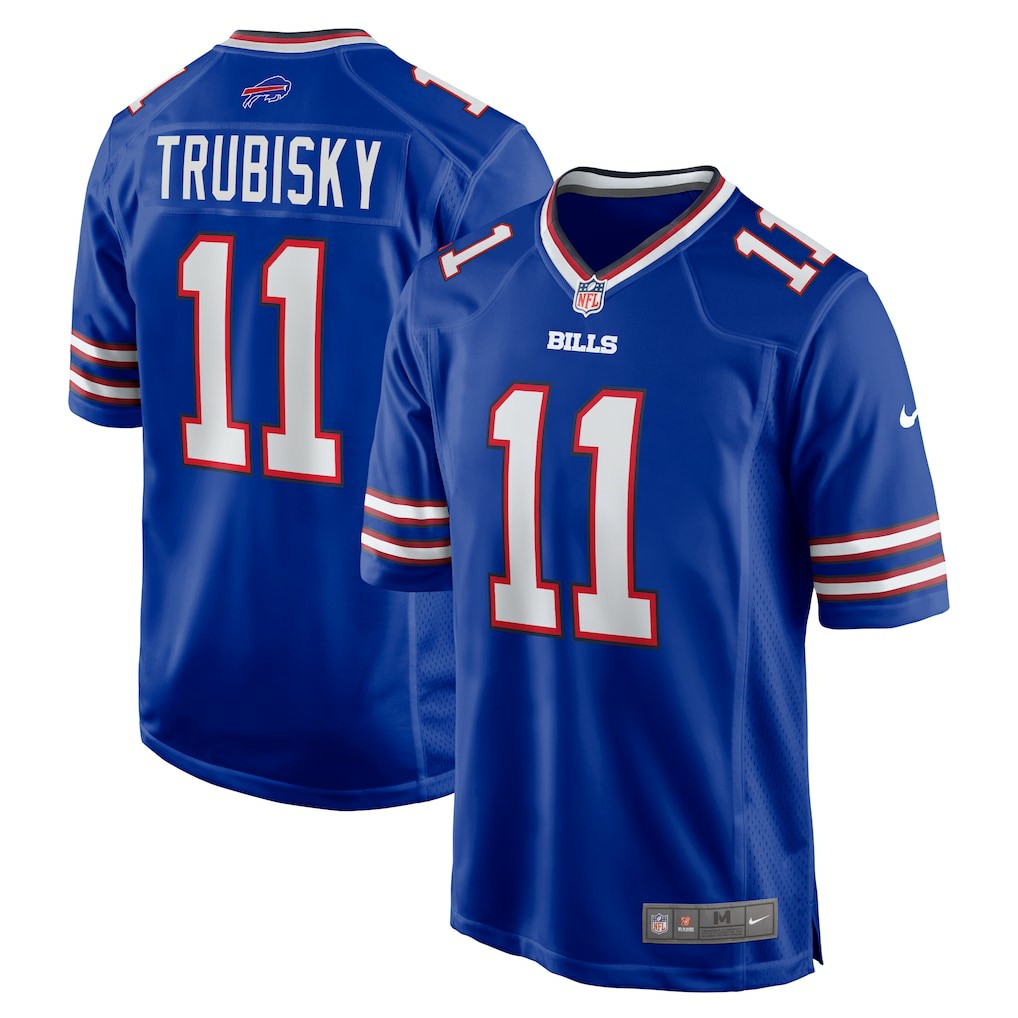 NFL Buffalo Bills Mitchell Trubisky  Game Jersey