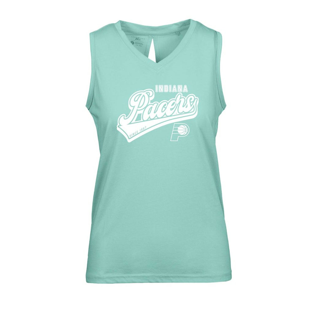 Indiana Pacers Levelwear Women's Paisley Sweep V-Neck Tank Top - Mint online