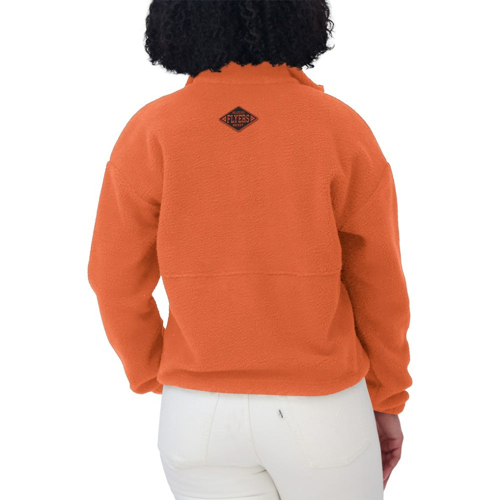 Philadelphia Flyers WEAR by Erin Andrews Women's Polar Fleece Half-Zip Jacket