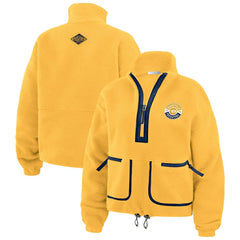 Nashville Predators WEAR by Erin Andrews Women's Polar Fleece Half-Zip Jacket