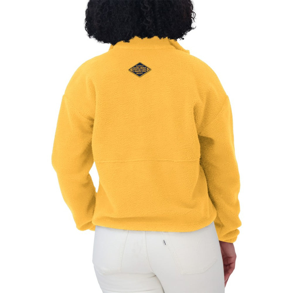 Nashville Predators WEAR by Erin Andrews Women's Polar Fleece Half-Zip Jacket