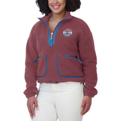 Colorado Avalanche WEAR by Erin Andrews Women's Polar Fleece Half-Zip Jacket