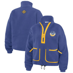 St. Louis Blues WEAR by Erin Andrews Women's Polar Fleece Half-Zip Jacket